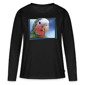 L’Amazonie cubaine - T-shirt manches longues Premium bio Femme - noir - Devant - Julia (174cm)