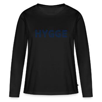 Hygge Scandinavian Lifestyle - Women's Premium Organic Long Sleeve Shirt - black - Front - Julia (174cm)