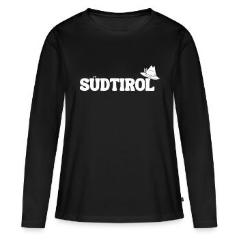 Tyrol du Sud - T-shirt manches longues Premium bio Femme - noir - Devant - Julia (174cm)