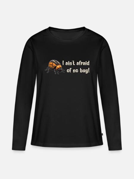 Bugbuster - Bug Fixer - Programmierer - Frauen Premium Bio Langarmshirt - Schwarz