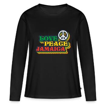 Jamaica Love Jamaica Holidays - T-shirt manches longues Premium bio Femme - noir - Devant - Julia (174cm)
