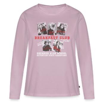The Breakfast Club Lustige Sprüche Zitate - Frauen Premium Bio Langarmshirt - Altrosa - Vorne - Julia (174cm)