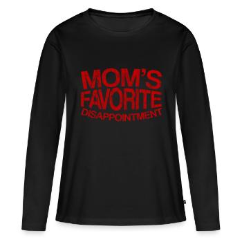 La déception préférée de maman 4 - T-shirt manches longues Premium bio Femme - noir - Devant - Julia (174cm)