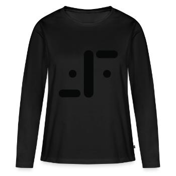 v série TV - T-shirt manches longues Premium bio Femme - noir - Devant - Julia (174cm)