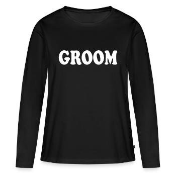 Groom - Women's Premium Organic Long Sleeve Shirt - black - Front - Julia (174cm)