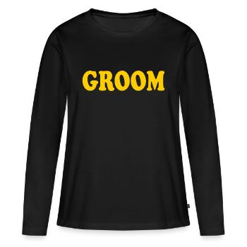 Groom - Women's Premium Organic Long Sleeve Shirt - black - Front - Julia (174cm)