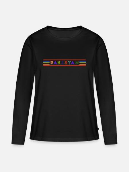 PAKISTAN - Frauen Premium Bio Langarmshirt -