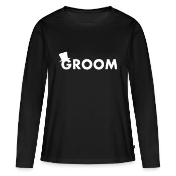 Groom - Women's Premium Organic Long Sleeve Shirt - black - Front - Julia (174cm)