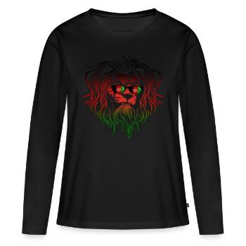 Afghanistan - T-shirt manches longues Premium bio Femme - noir - Devant - Julia (174cm)