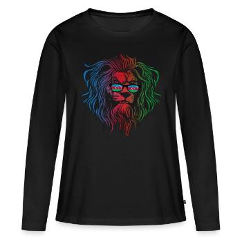 Azerbaïdjan - T-shirt manches longues Premium bio Femme - noir - Devant - Julia (174cm)