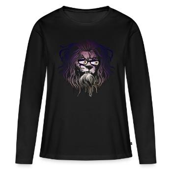 American Samoa - Women's Premium Organic Long Sleeve Shirt - black - Front - Julia (174cm)