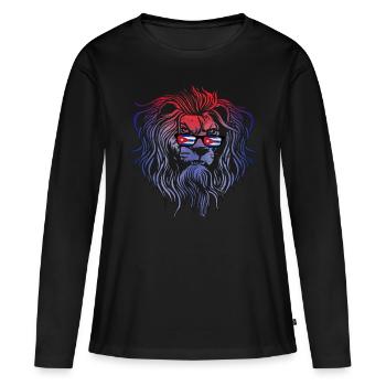 Cuba - T-shirt manches longues Premium bio Femme - noir - Devant - Julia (174cm)