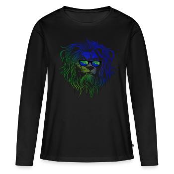 Île Christmas - T-shirt manches longues Premium bio Femme - noir - Devant - Julia (174cm)