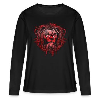 Empire ottoman - T-shirt manches longues Premium bio Femme - noir - Devant - Julia (174cm)