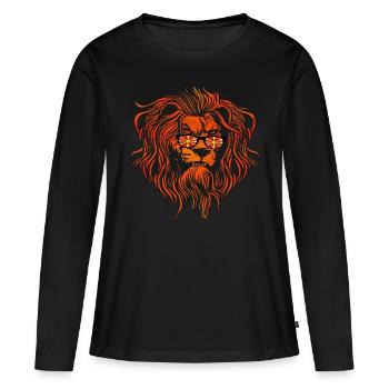 North Macedonia - Women's Premium Organic Long Sleeve Shirt - black - Front - Julia (174cm)