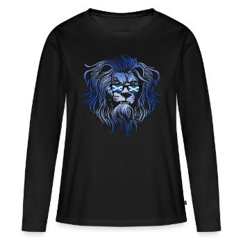 Schottland - Frauen Premium Bio Langarmshirt - Schwarz - Vorne - Julia (174cm)