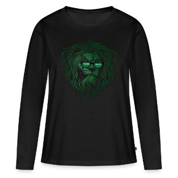 Arabie Saoudite - T-shirt manches longues Premium bio Femme - noir - Devant - Julia (174cm)