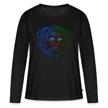 Roma - Women's Premium Organic Long Sleeve Shirt - black - Front - Julia (174cm)