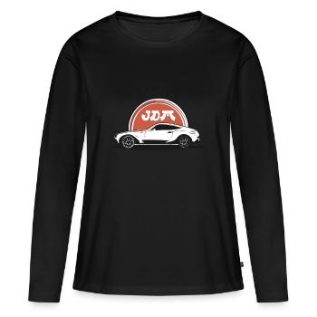 JDM Japan Motorsport Tuning Auto Drift Tuner Car - Women's Premium Organic Long Sleeve Shirt - black - Front - Julia (174cm)