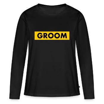 Groom - Women's Premium Organic Long Sleeve Shirt - black - Front - Julia (174cm)