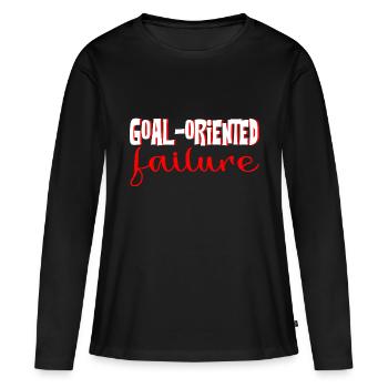 Goal Oriented Failure 4 - Women's Premium Organic Long Sleeve Shirt - black - Front - Julia (174cm)