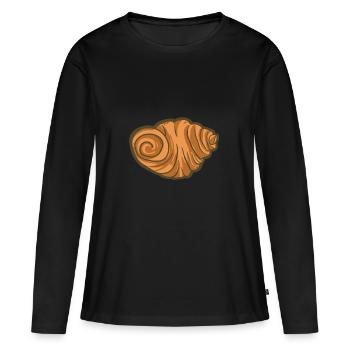 Fanzbrötchen - Frauen Premium Bio Langarmshirt - Schwarz - Vorne - Julia (174cm)