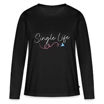 Solo Bachelor - Women's Premium Organic Long Sleeve Shirt - black - Front - Julia (174cm)