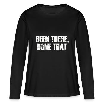 Été fait cela - T-shirt manches longues Premium bio Femme - noir - Devant - Julia (174cm)