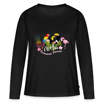 Summer Dance - Aloha Summer Contest - Women's Premium Organic Long Sleeve Shirt - black - Front - Julia (174cm)