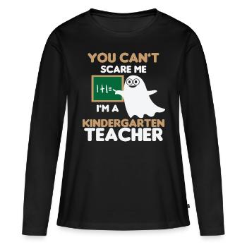 Teacher elementary school teacher school teacher training - Women's Premium Organic Long Sleeve Shirt - black - Front - Julia (174cm)