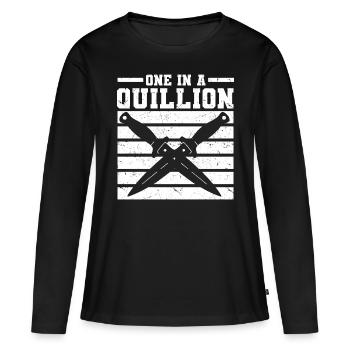 Antike Messer - Frauen Premium Bio Langarmshirt - Schwarz - Vorne - Julia (174cm)