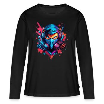 Gamer Gaming Games - Women's Premium Organic Long Sleeve Shirt - black - Front - Julia (174cm)