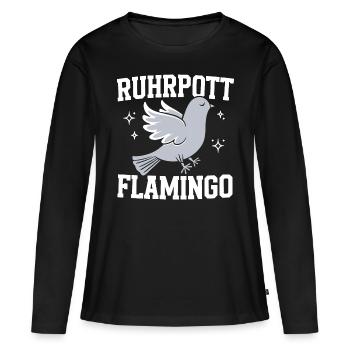 Rhénanie-du-Nord-Westphalie Rhénanie-du-Nord-Westphalie Rhénanie-du-Nord-Westphalie Allemagne Ruhrpott - T-shirt manches longues Premium bio Femme - noir - Devant - Julia (174cm)