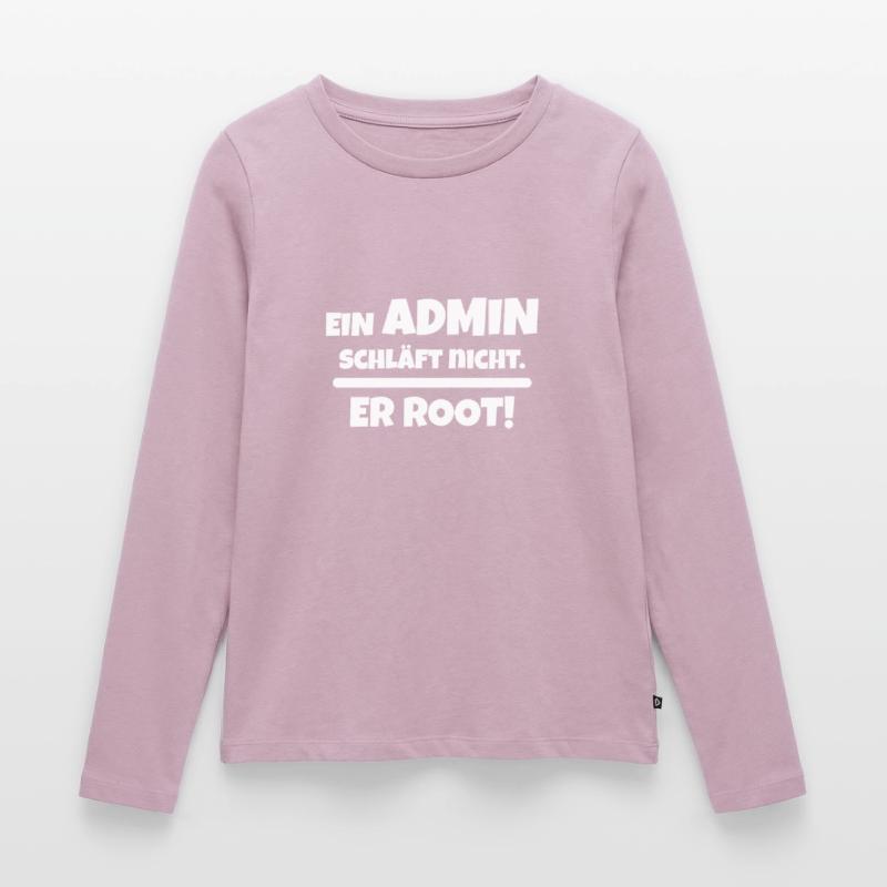 Admin System Administrator Funny saying linux Women's Premium Organic Long Sleeve Shirt