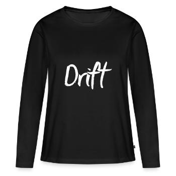 Dérive voiture - T-shirt manches longues Premium bio Femme - noir - Devant - Julia (174cm)