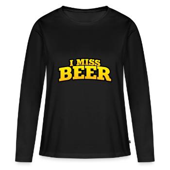 paar - Frauen Premium Bio Langarmshirt - Schwarz - Vorne - Julia (174cm)