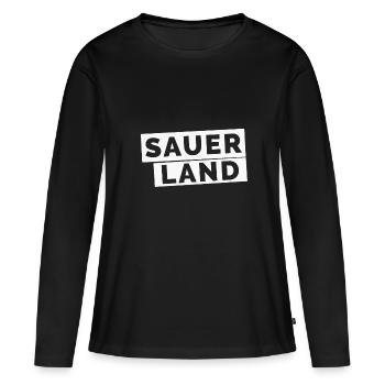 Sauerland - Women's Premium Organic Long Sleeve Shirt - black - Front - Julia (174cm)