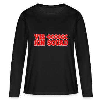 Escouade Vision 5 - T-shirt manches longues Premium bio Femme - noir - Devant - Julia (174cm)