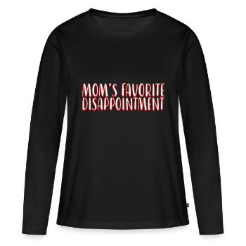 La déception préférée de maman 2 - T-shirt manches longues Premium bio Femme - noir - Devant - Julia (174cm)