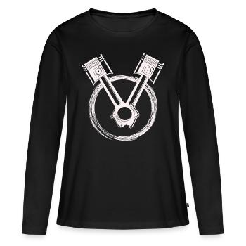 Workshop - Screwdriver Screwdriver Hobbyist - Women's Premium Organic Long Sleeve Shirt - black - Front - Julia (174cm)
