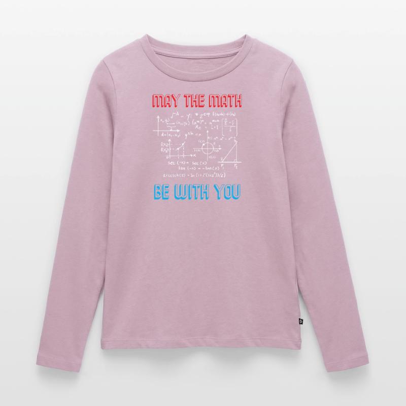 Mathematics Math Computing Numbers Algebra Formula Women's Premium Organic Long Sleeve Shirt