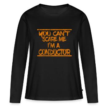 Dirigent - Frauen Premium Bio Langarmshirt - Schwarz - Vorne - Julia (174cm)