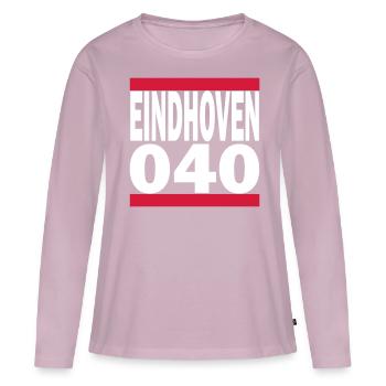 Eindhoven - Frauen Premium Bio Langarmshirt - Altrosa - Vorne - Julia (174cm)