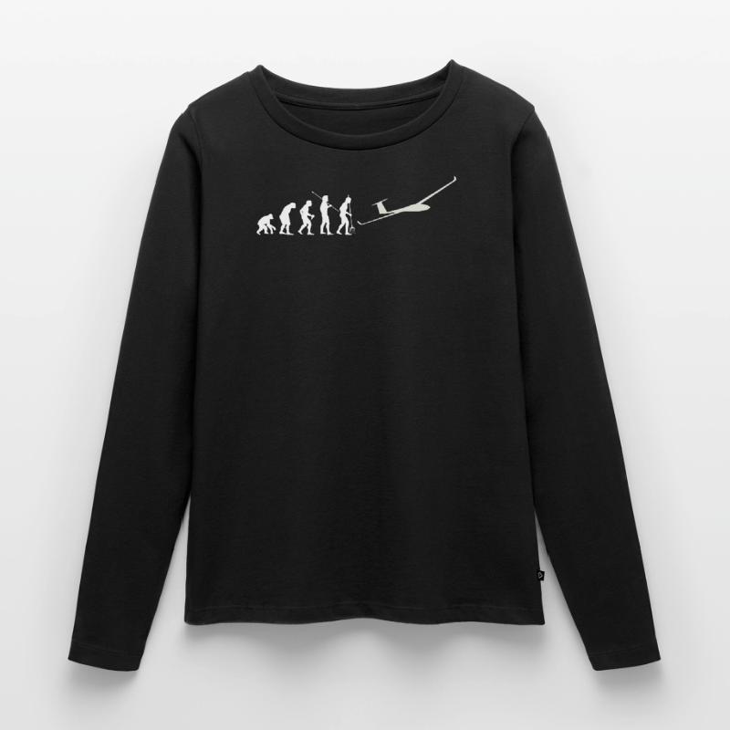 Soaring Evolution Women's Premium Organic Long Sleeve Shirt