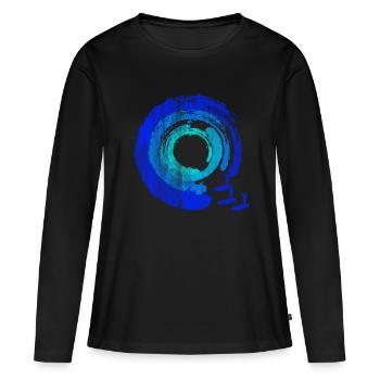 SUP - Women's Premium Organic Long Sleeve Shirt - black - Front - Julia (174cm)