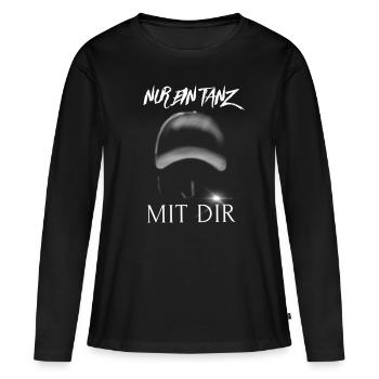 Juste une danse avec toi - T-shirt manches longues Premium bio Femme - noir - Devant - Julia (174cm)