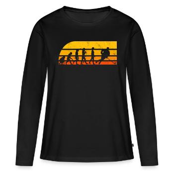 Hockey Development - Women's Premium Organic Long Sleeve Shirt - black - Front - Julia (174cm)