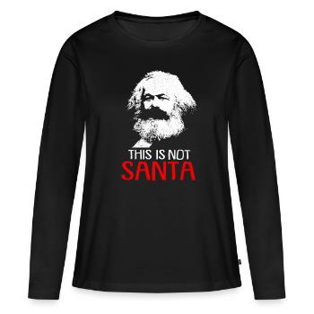Kommunismus - Frauen Premium Bio Langarmshirt - Schwarz - Vorne - Julia (174cm)