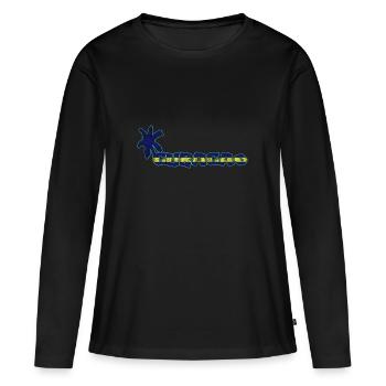 Curaçao Curaçao Willemstad - T-shirt manches longues Premium bio Femme - noir - Devant - Julia (174cm)