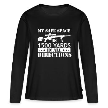 Militär Veteran Scharfschütze - Frauen Premium Bio Langarmshirt - Schwarz - Vorne - Julia (174cm)
